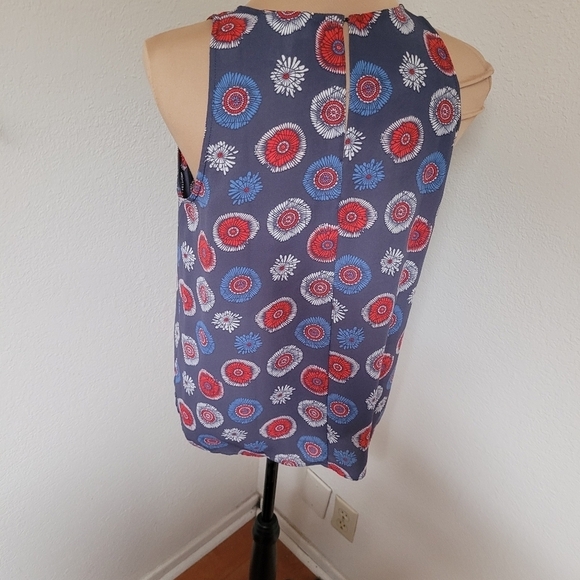 Loft Outlet Blue and Red Tank - Picture 5 of 5